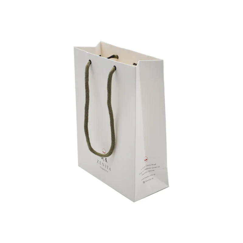 White Card Paper Bag