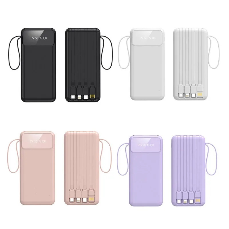 Pin sạc 4-in-1 tích hợp cáp