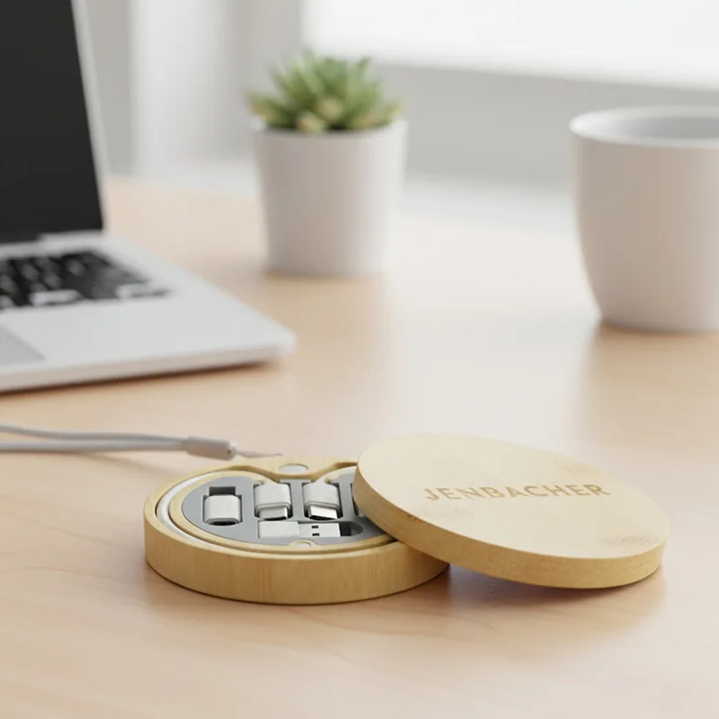 Bộ cáp tre eco — quà tặng bền vững Việt Nam