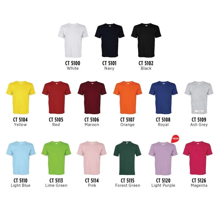 Cotton Round Neck T Shirt