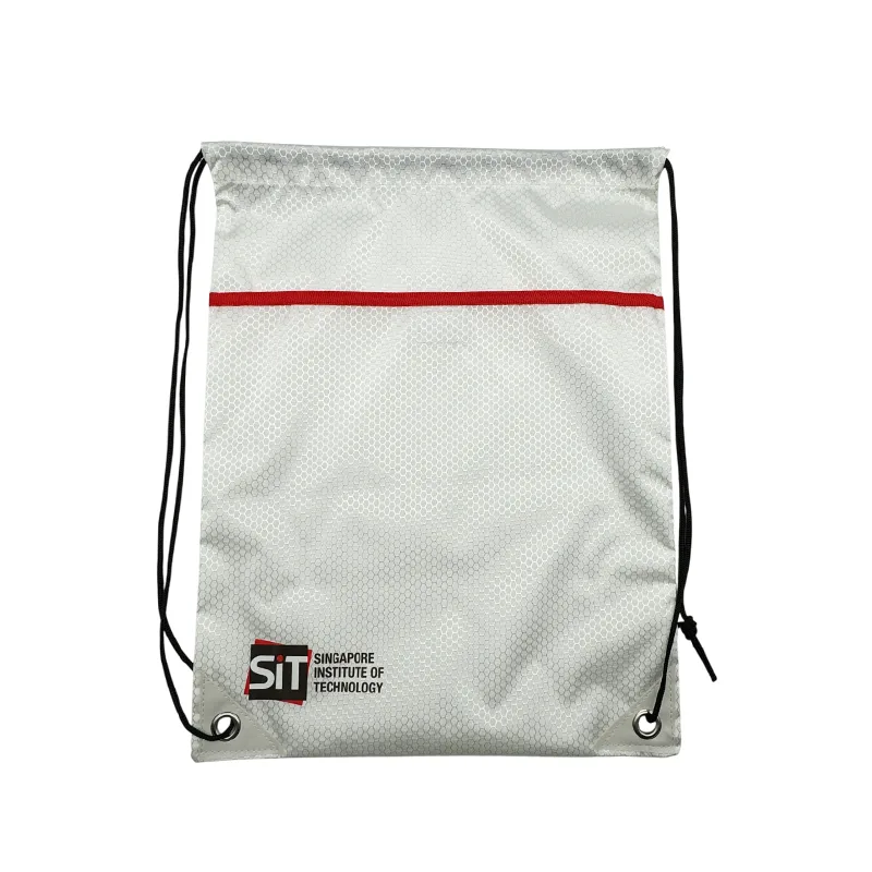 Oxford Drawstring Bag with Front Compartment