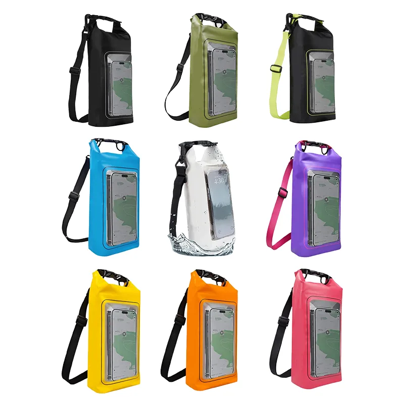 Dry Bag with Transparent Phone Pouch