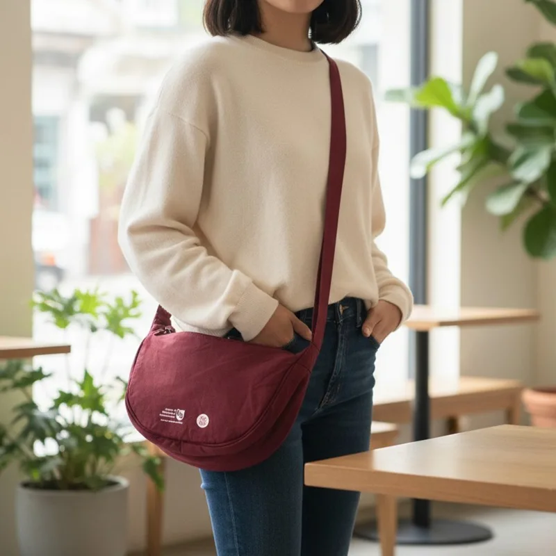 Half Moon Sling Bag — túi xách in logo — quà tặng doanh nghiệp Việt Nam