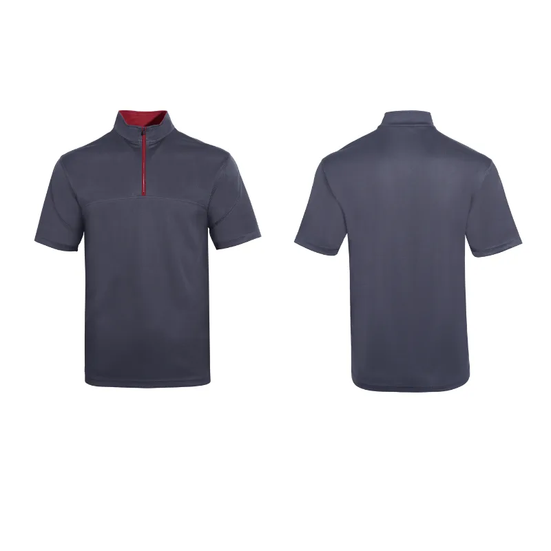 Half Zip Mock Neck Shirt