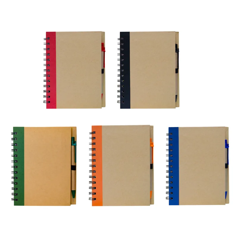 Kraft Cover Notebook with Pen