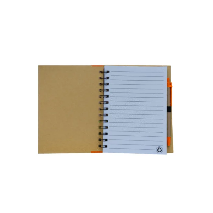Kraft Cover Notebook with Pen