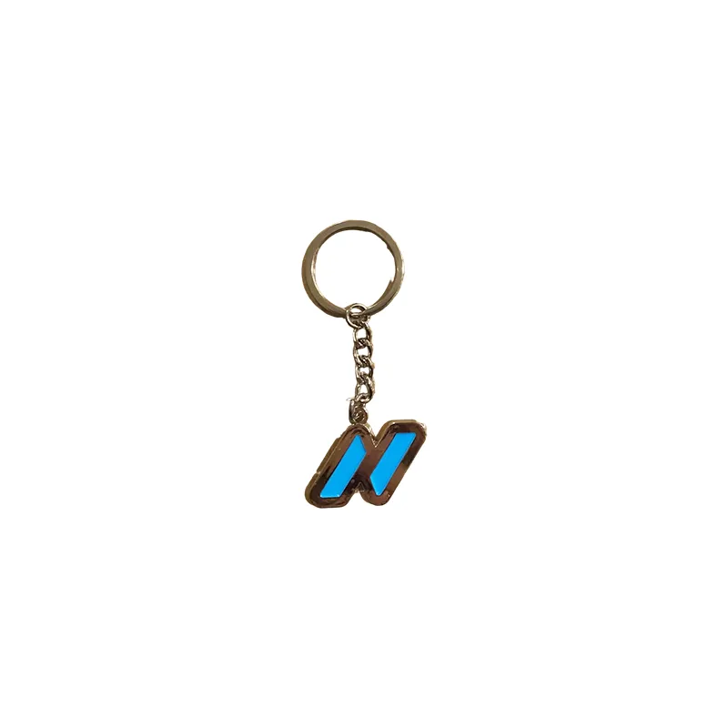 Enamel Metallic Keychain