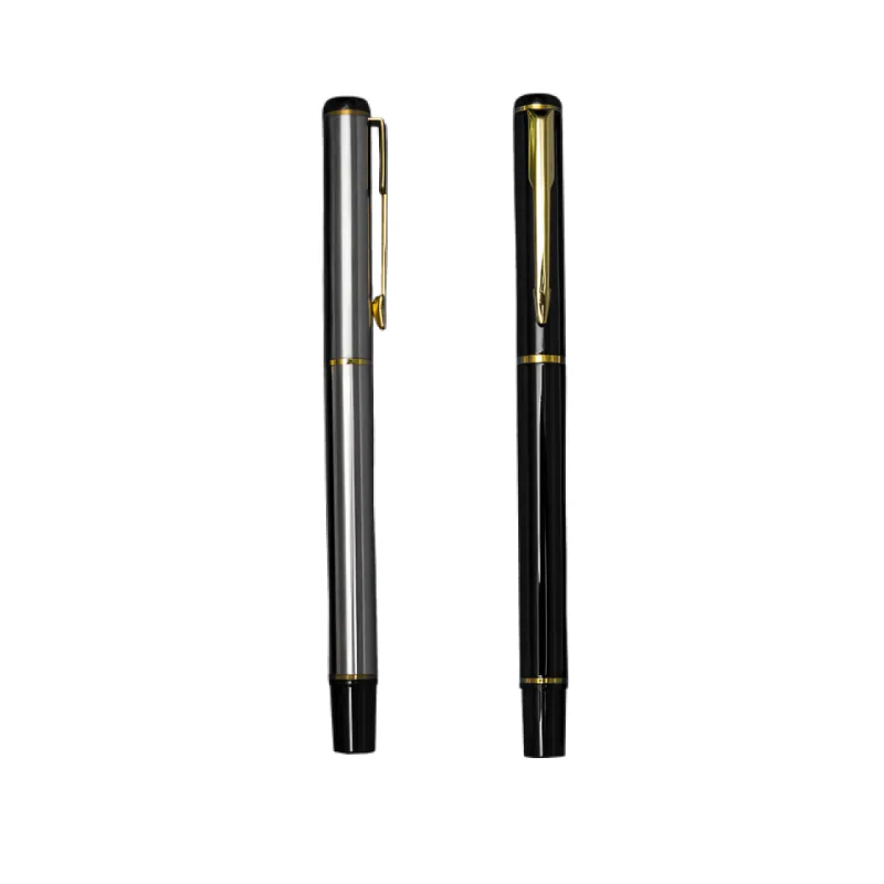 Metal Roller Pen with Golden Clip