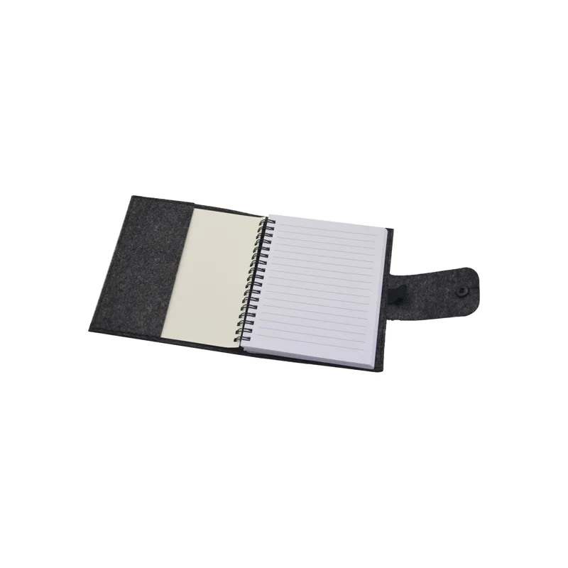 Recycle Felt Spiral Notebook