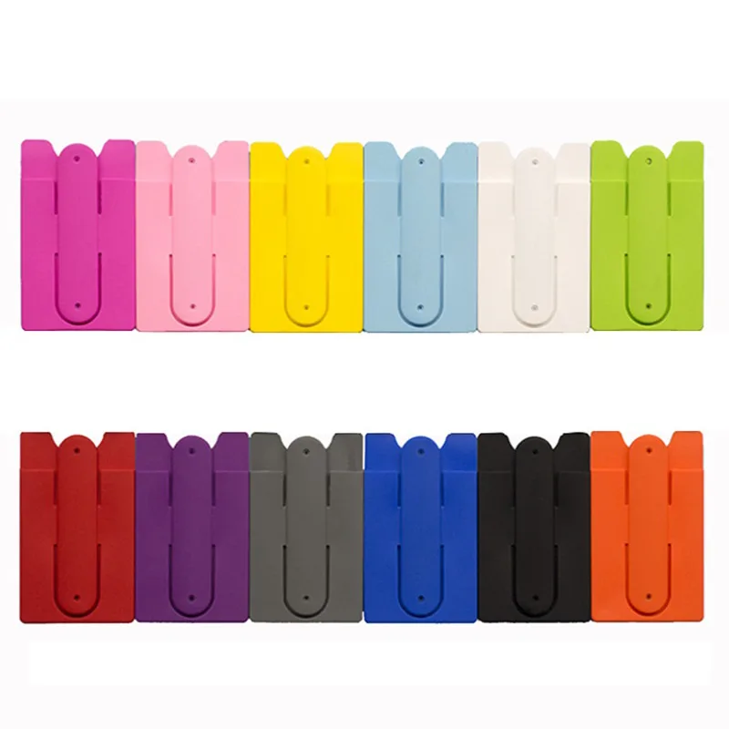 Silicone Phone Stand with Card Holder