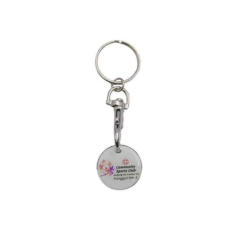 Trolley Coin Keychain