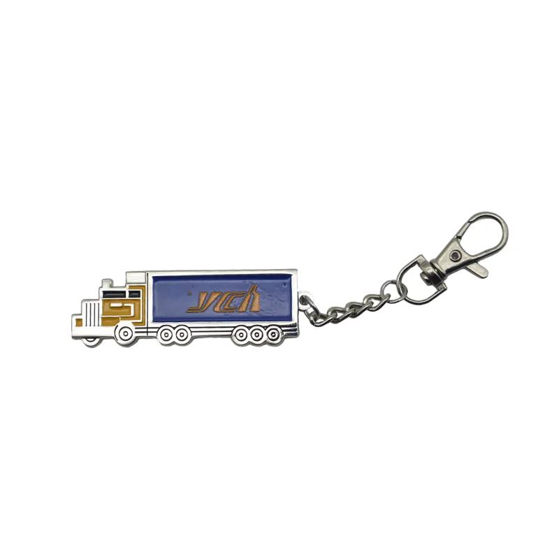 Enamel Metallic Keychain