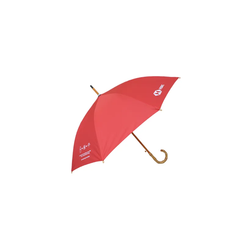 RPET Umbrella with Bamboo Handle